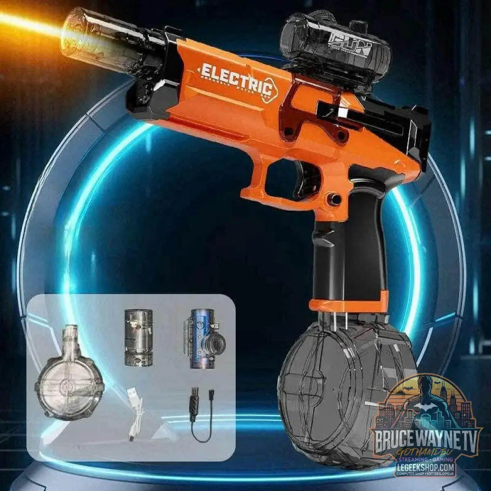 🔫 Pistolet à eau électrique haute pression – Rafales automatiques & LED - Legeekshop