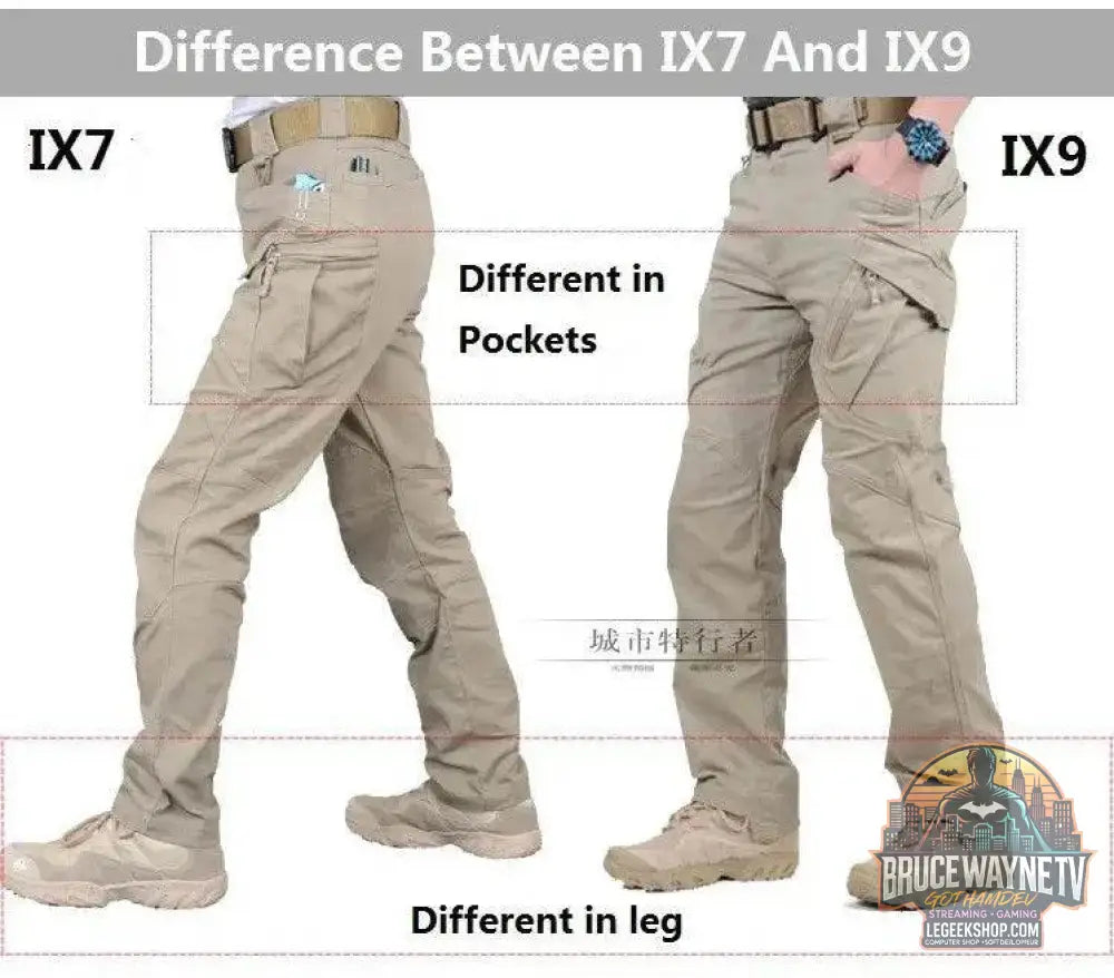 Pantalon Cargo Militaire en Coton pour Homme - ReFire Gear - Legeekshop