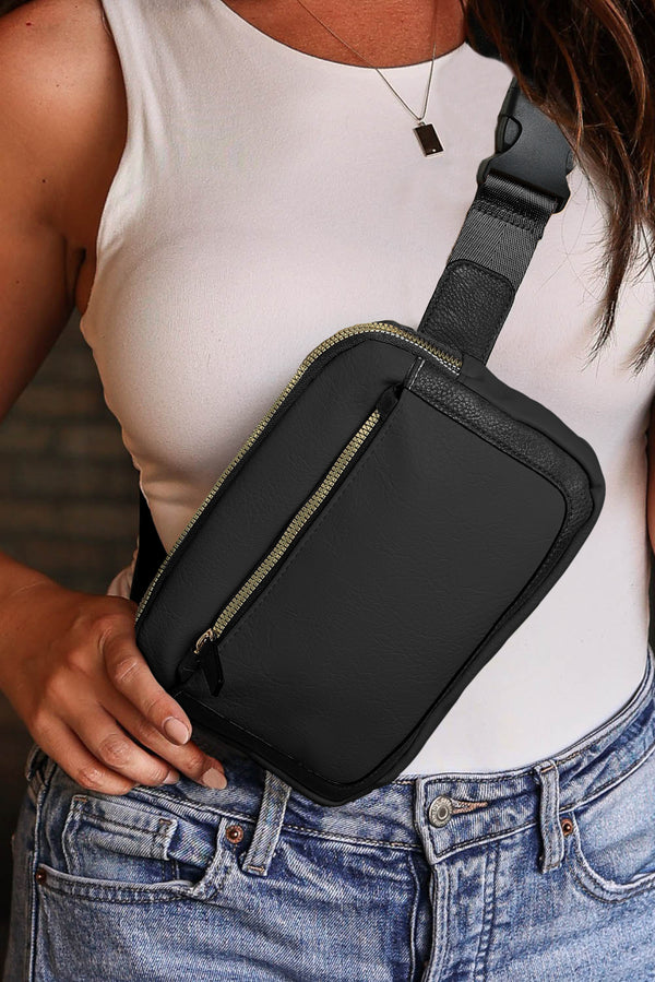 Pièce mode femme zip, mini — noir