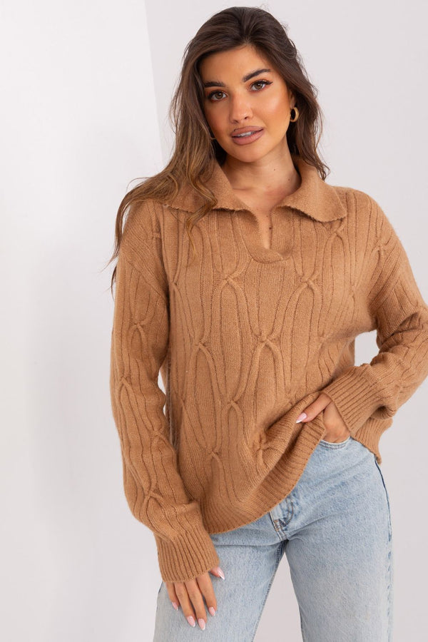 Pull femme AT Chandail Chandail — brun