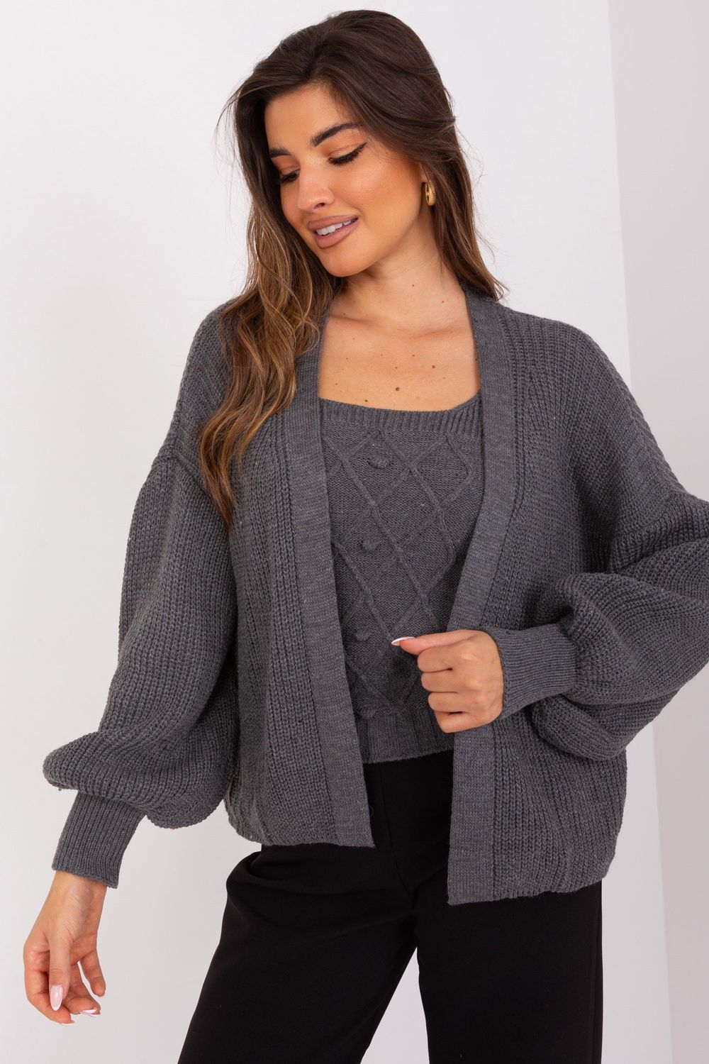 Cardigan femme Badu — gris