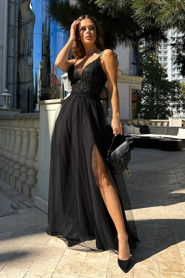 Robe femme Bicotone Longue Longue · 188220 — noir