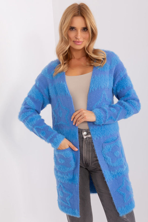 Cardigan femme AT — bleu