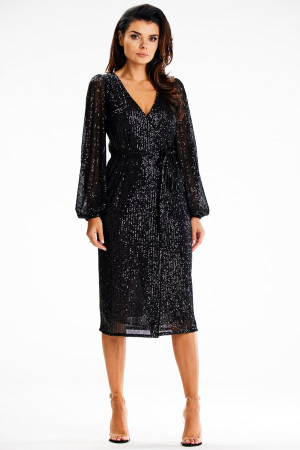 Robe femme awama De Soirée De — noir