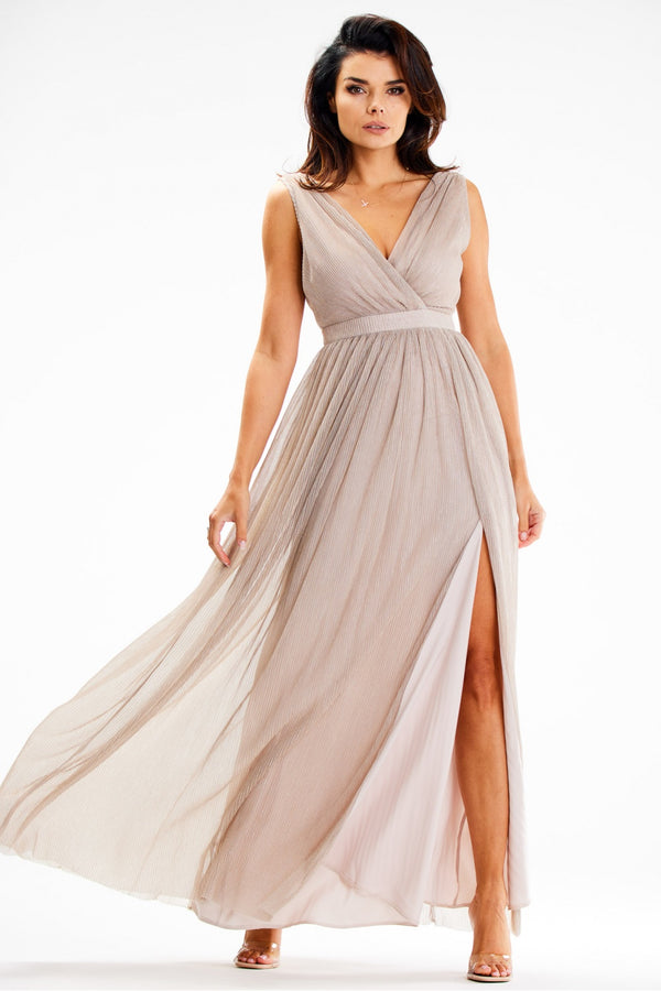 Robe femme awama Longue Longue — beige