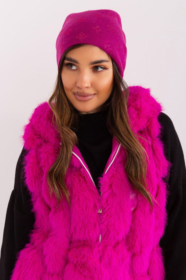 Bonnet femme AT — rosé