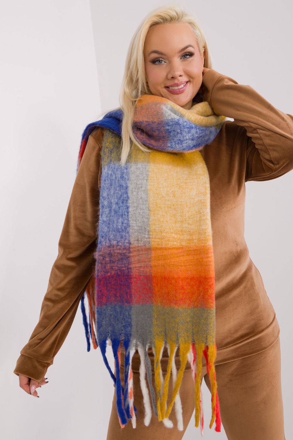 Châle femme AT — jaune