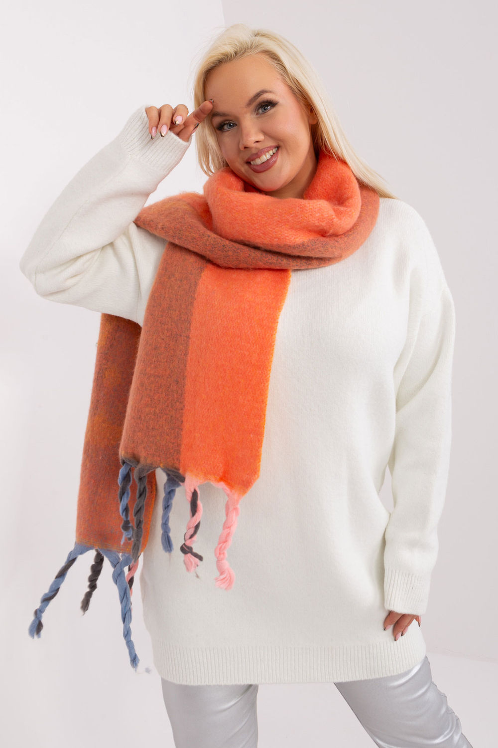 Châle femme AT — orange
