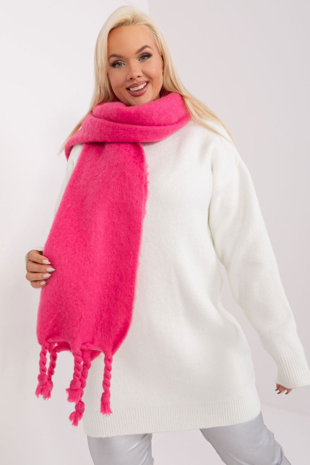 Châle femme AT — rosé