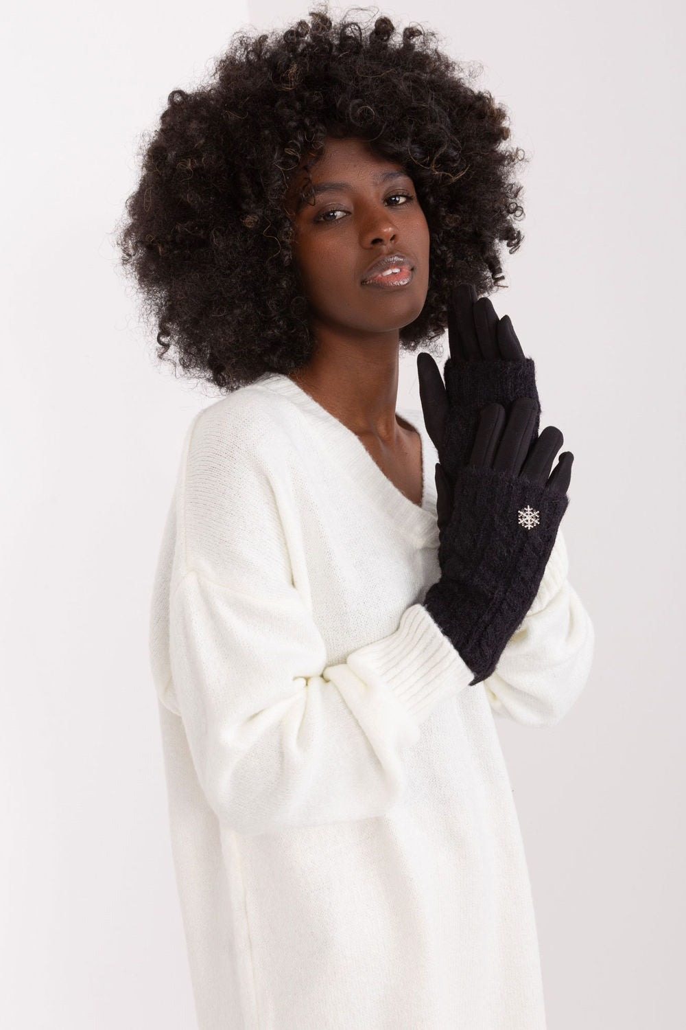 Gants femme AT — noir