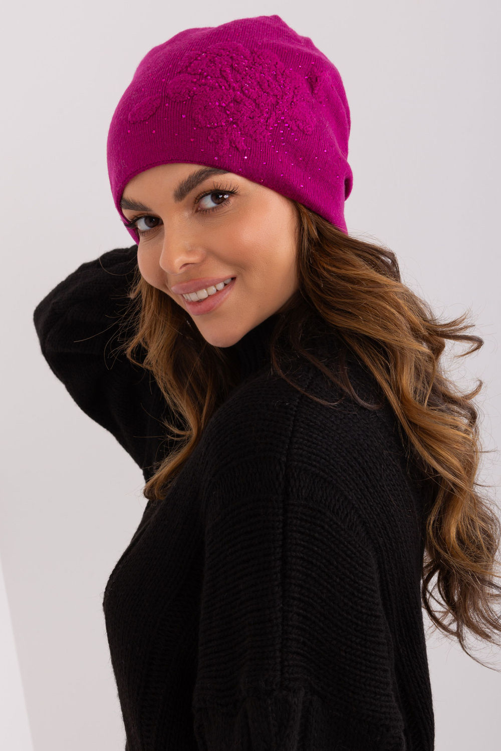 Bonnet femme AT — rosé