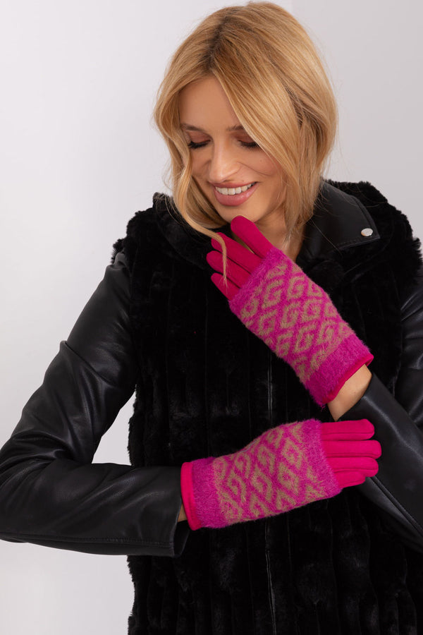 Gants femme AT — rosé