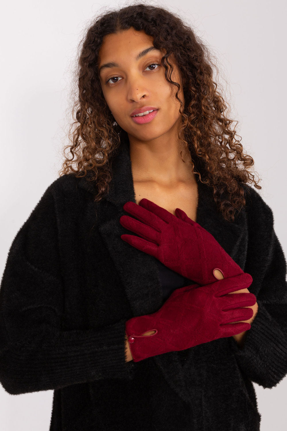 Gants femme AT — rouge