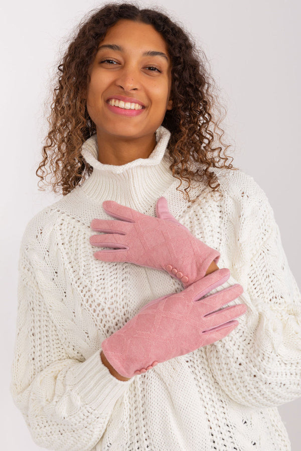 Gants femme AT — rosé