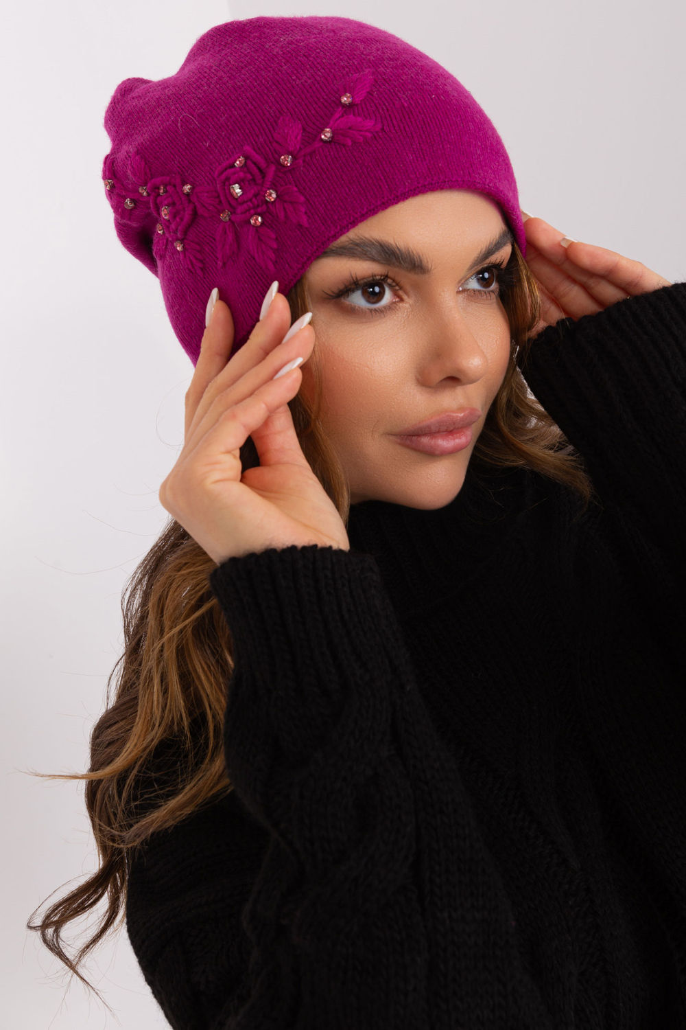 Bonnet femme AT — violet