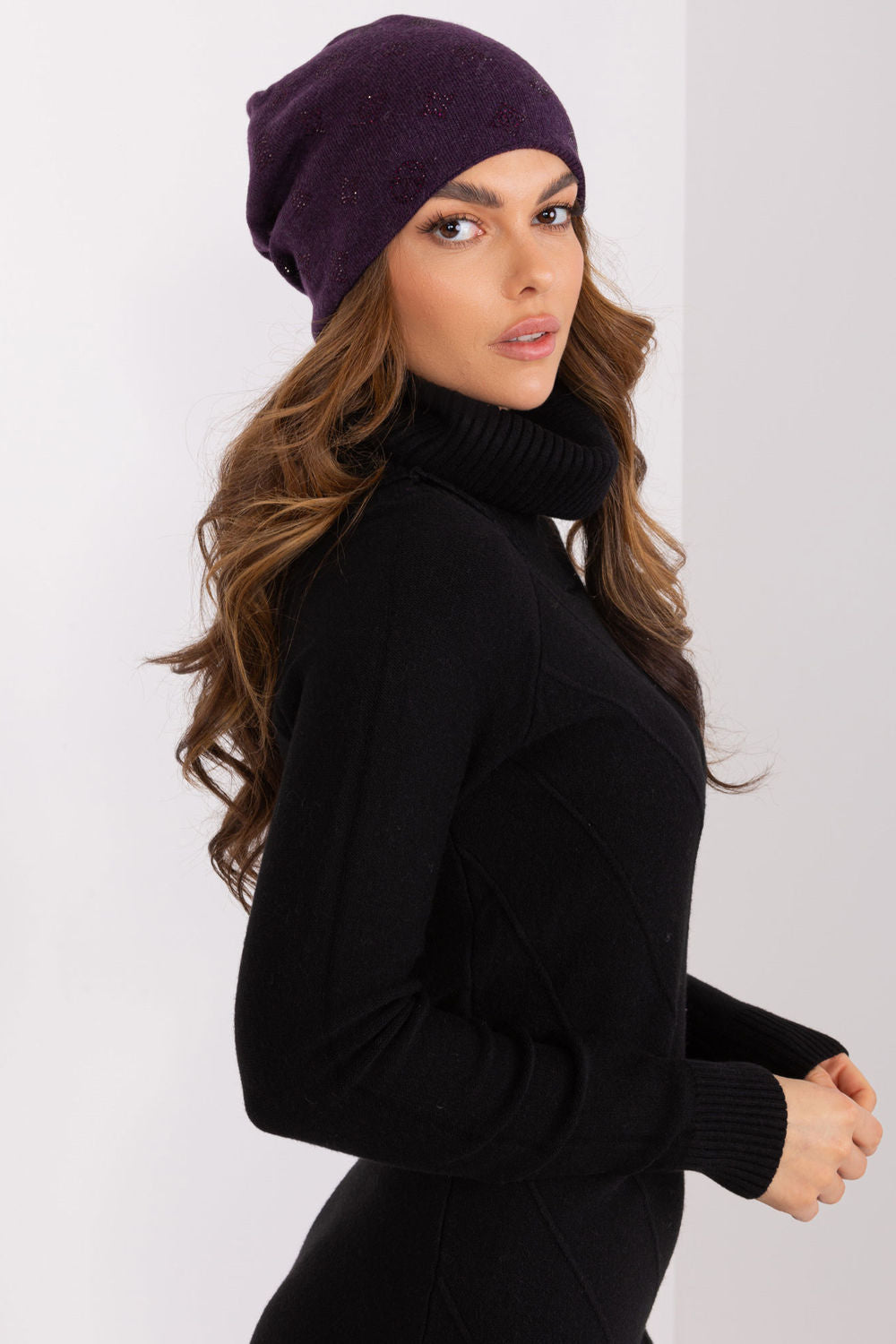 Bonnet femme AT — violet