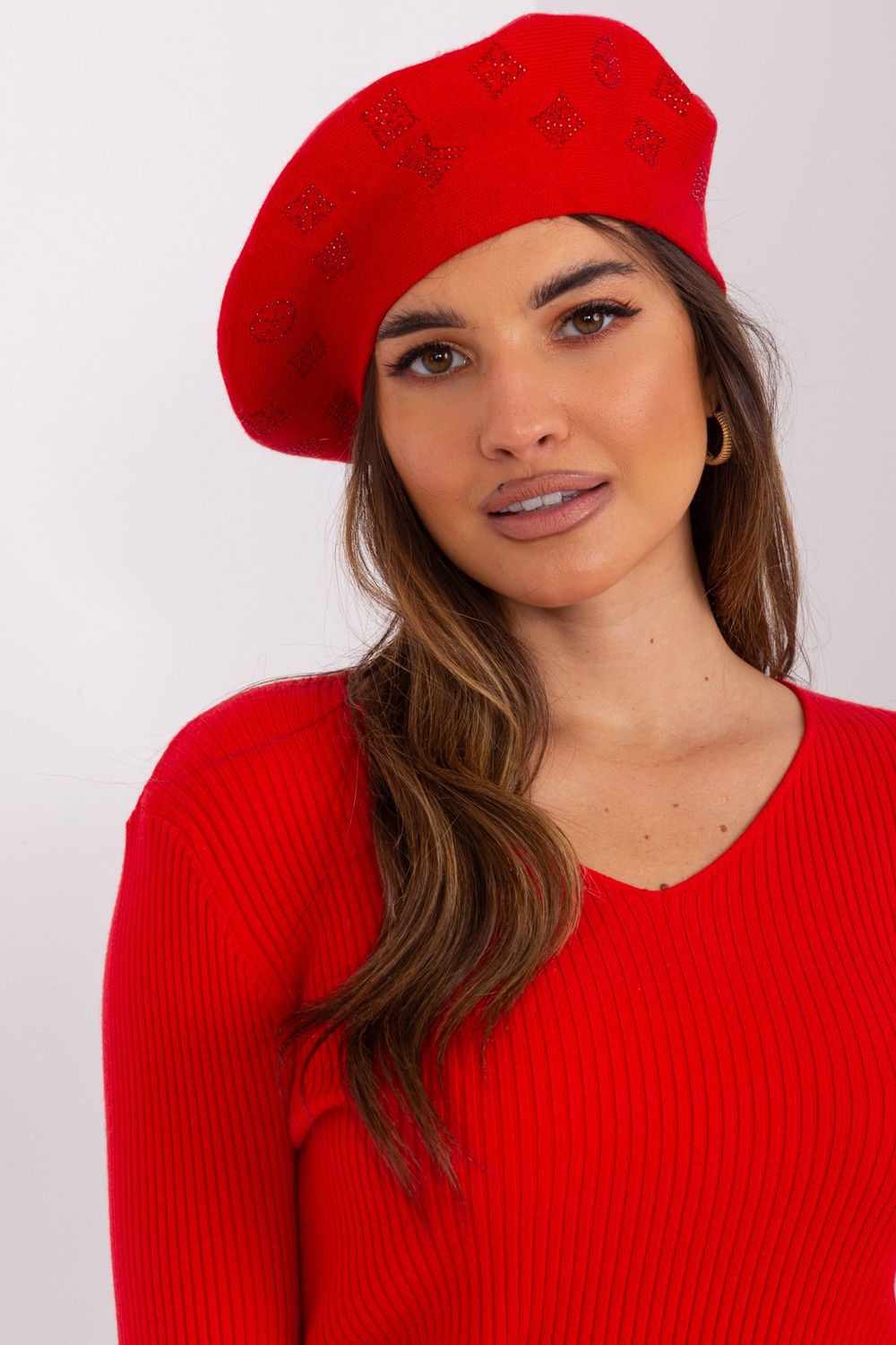 Béret femme AT — rouge