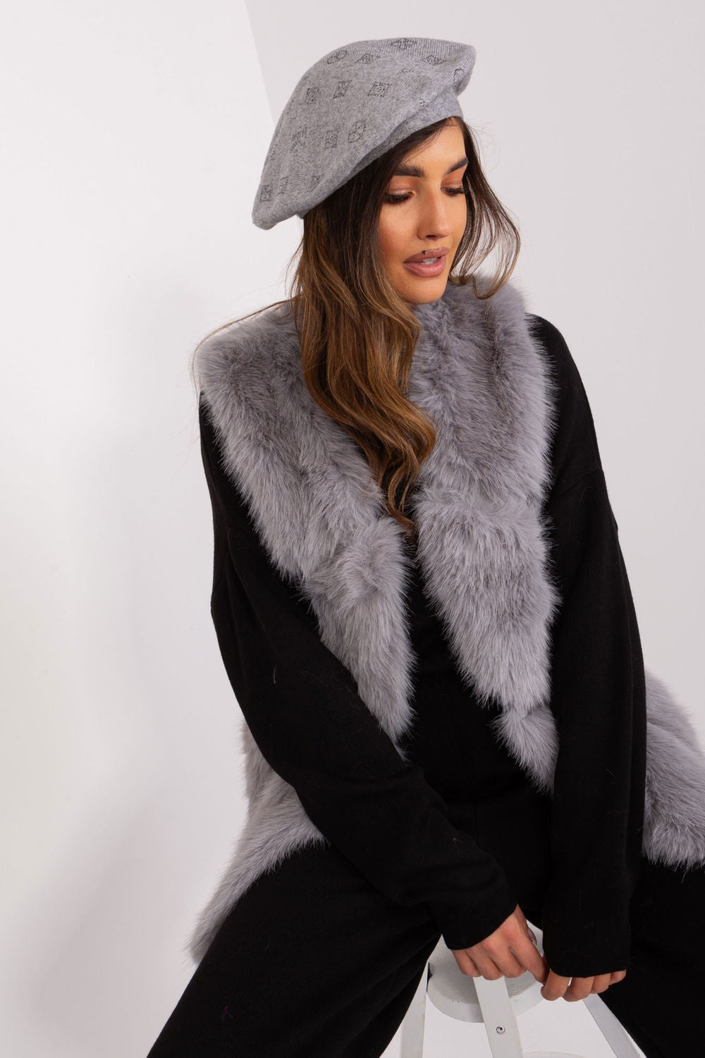Béret femme AT — gris