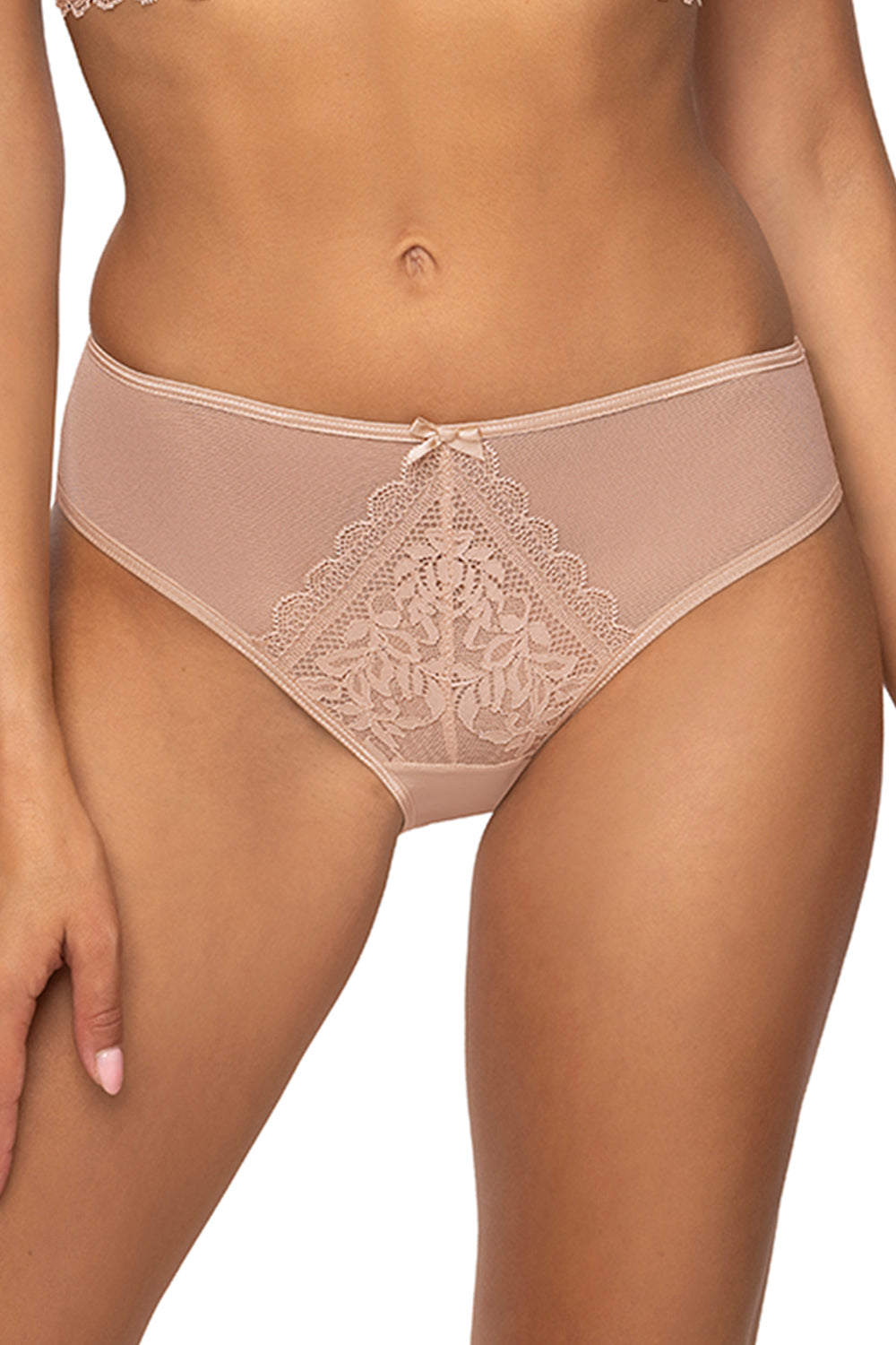 String femme Mat Strings Strings — beige