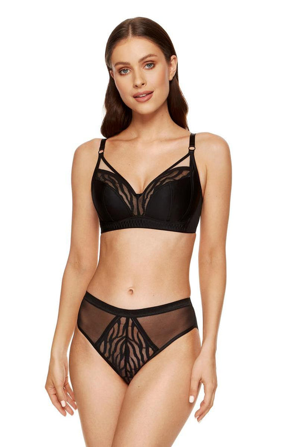 Soutien-gorge semi-soft femme Gorteks Soft Soft — noir