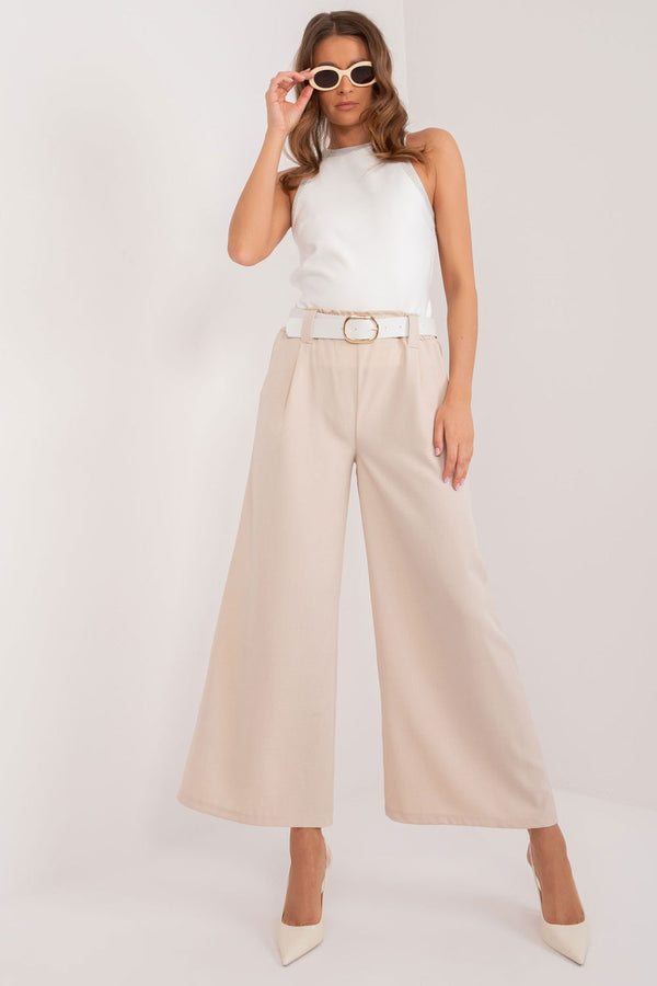 Chaussures à talons femme Italy Moda Pantalon Pantalon — beige