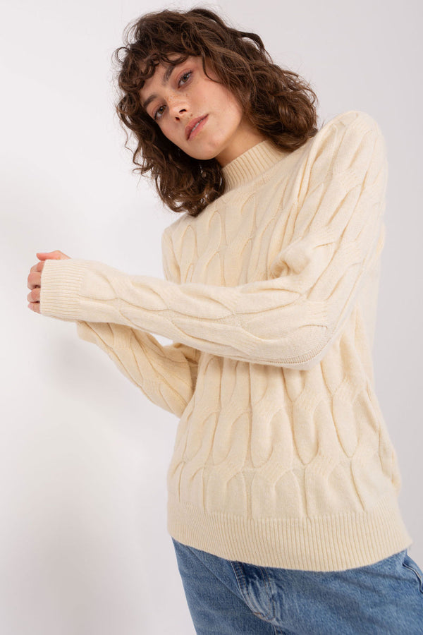 Pull femme AT Chandail Chandail — beige