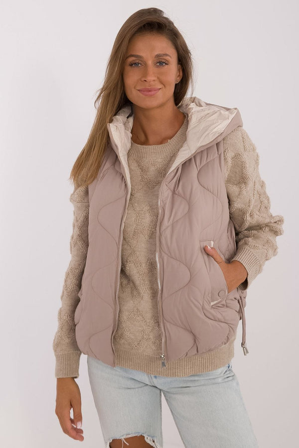 Gilet femme MBM — beige