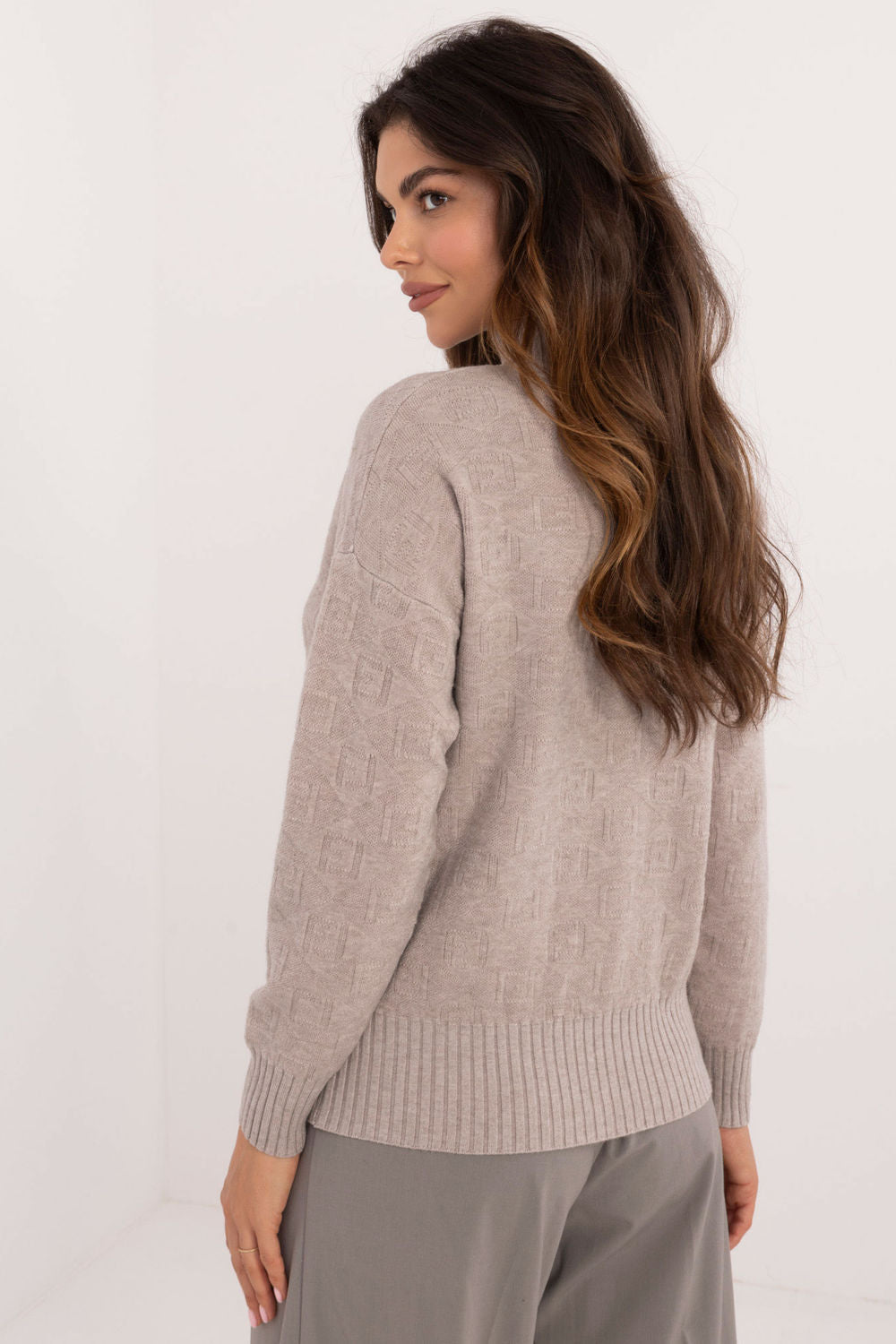 Pull femme AT Chandail Chandail — beige