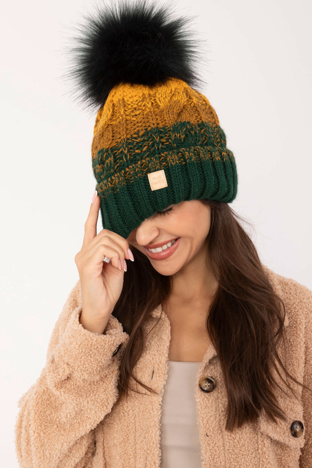 Bonnet femme Rue Paris — vert