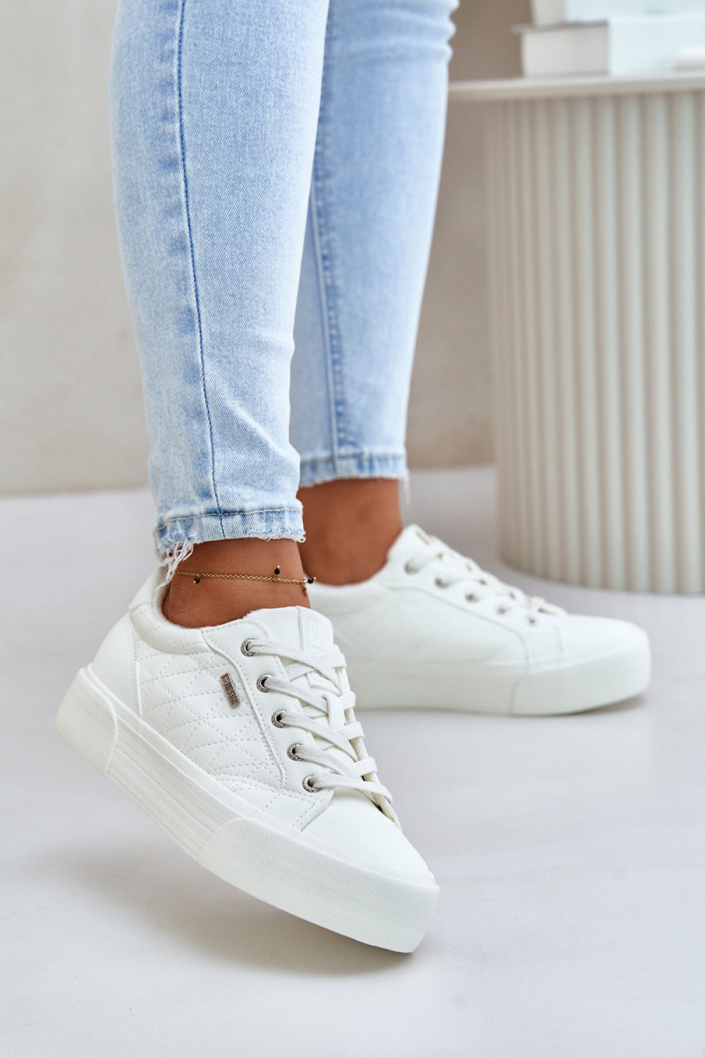Baskets femme Step in style À Plateforme À — blanc