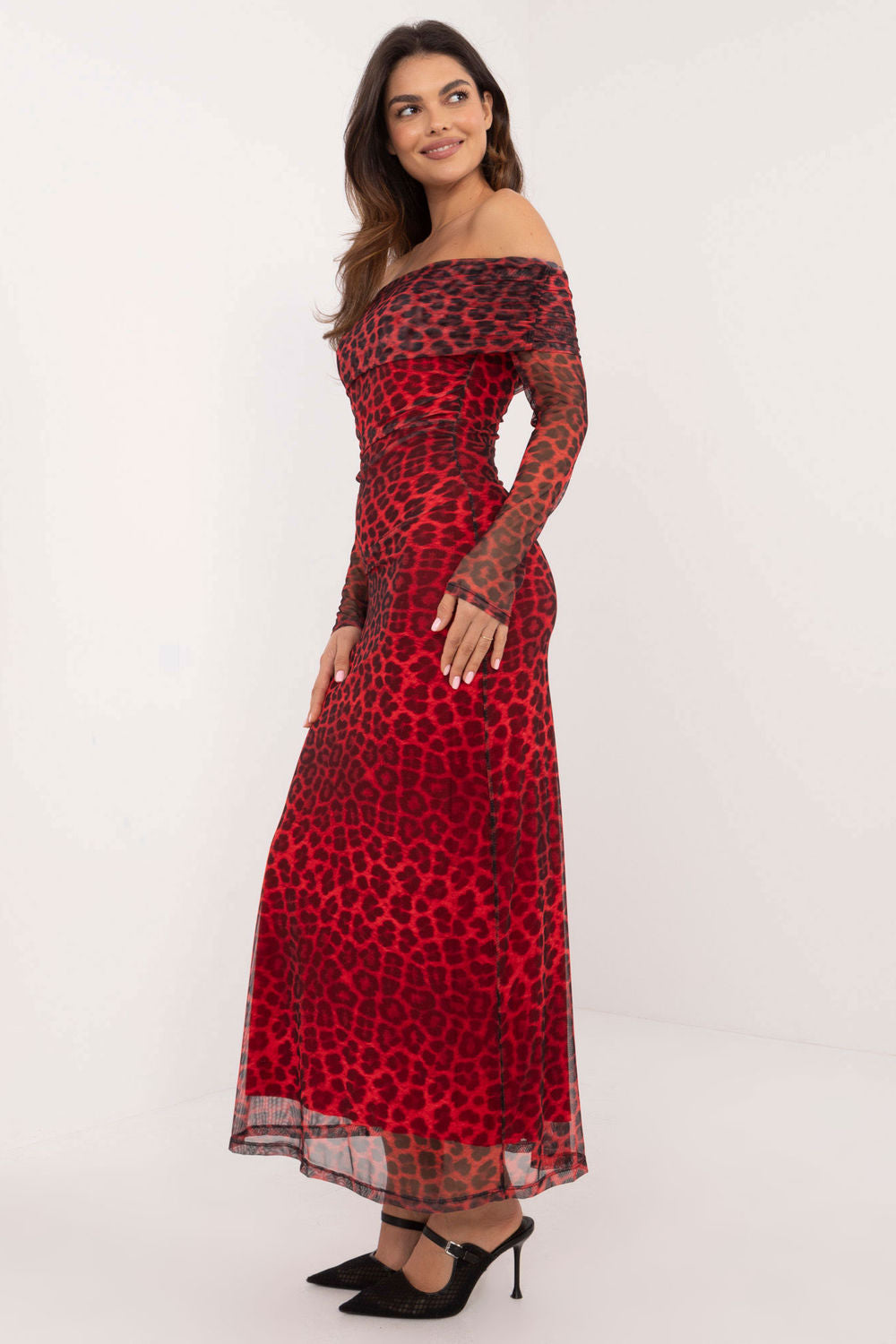 Robe femme Italy Moda De Soirée De — rouge