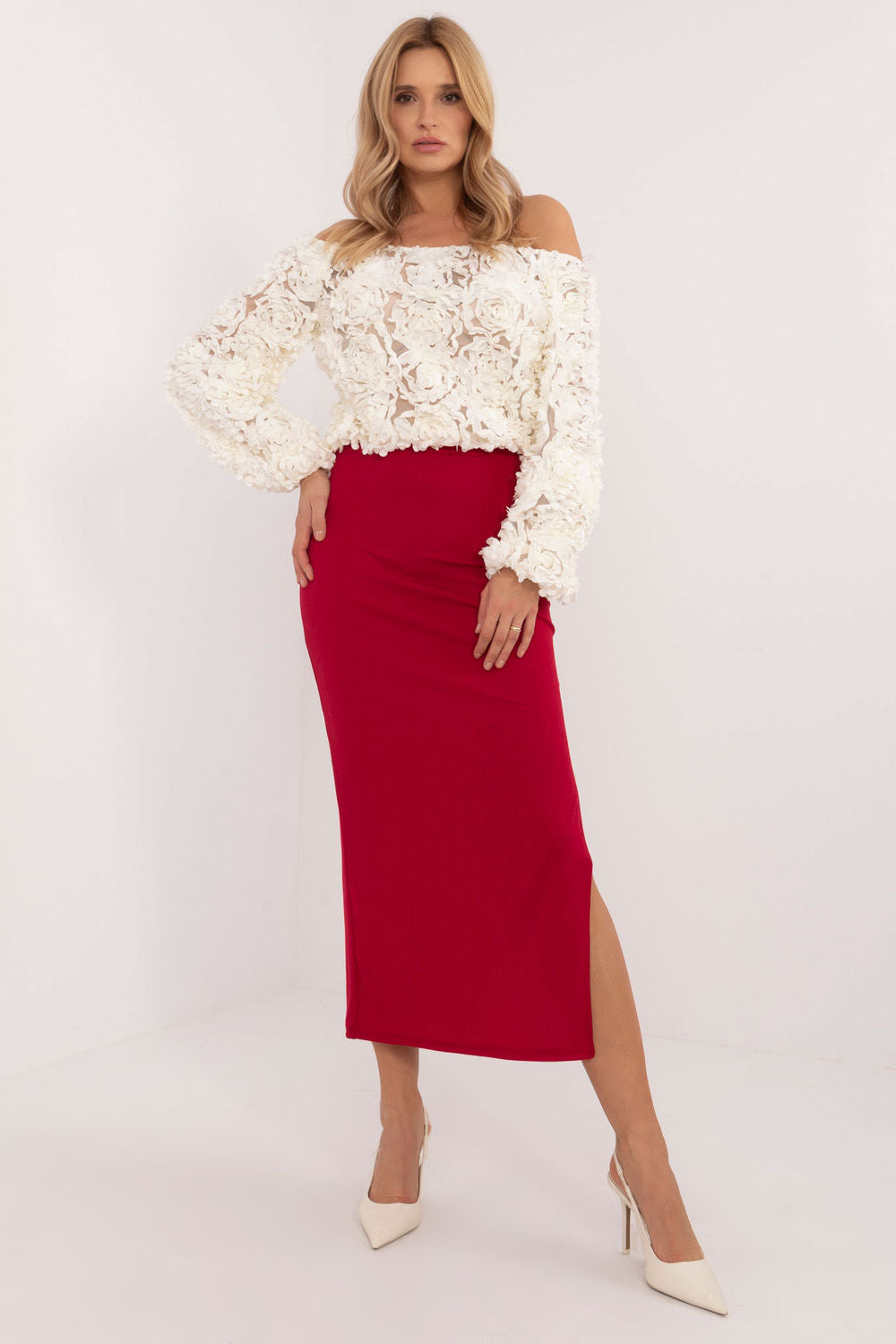 Jupe femme Italy Moda — rouge
