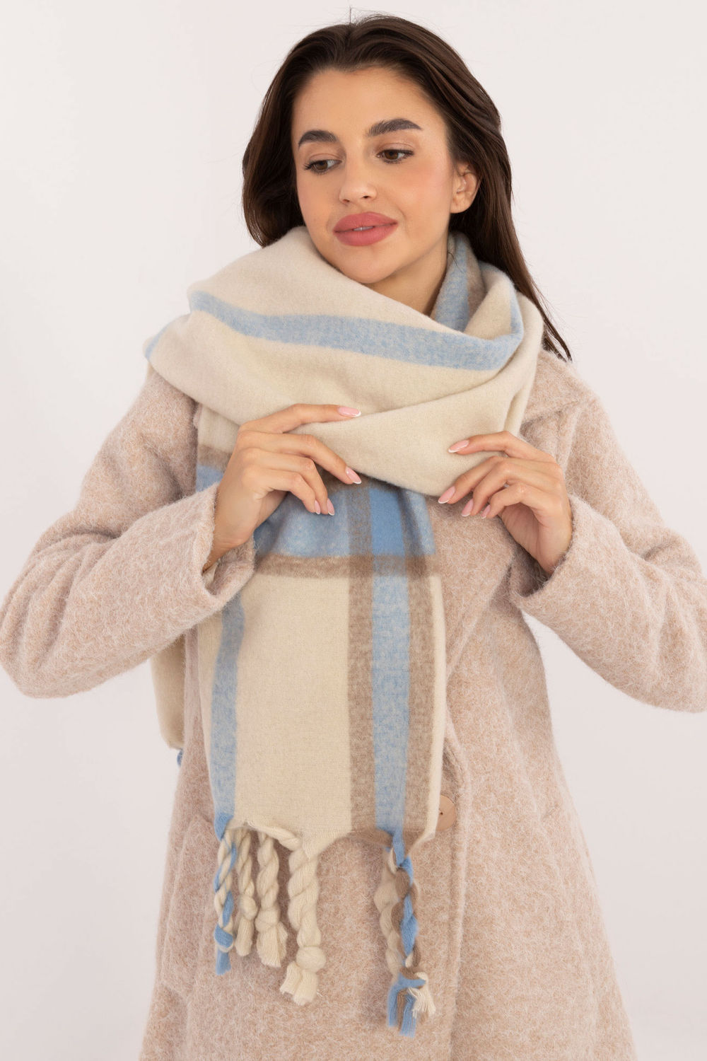 Châle femme AT — beige