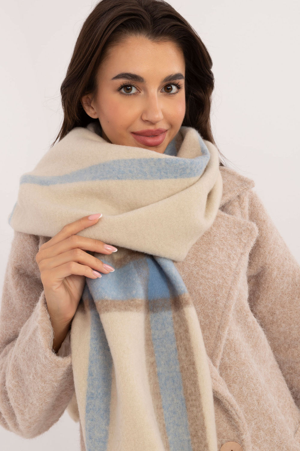 Châle femme AT — beige