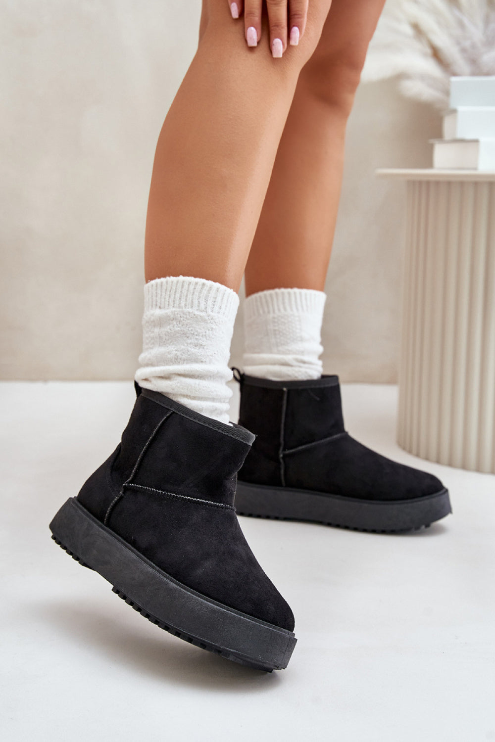 Bottes femme Step in style De Neige De — noir