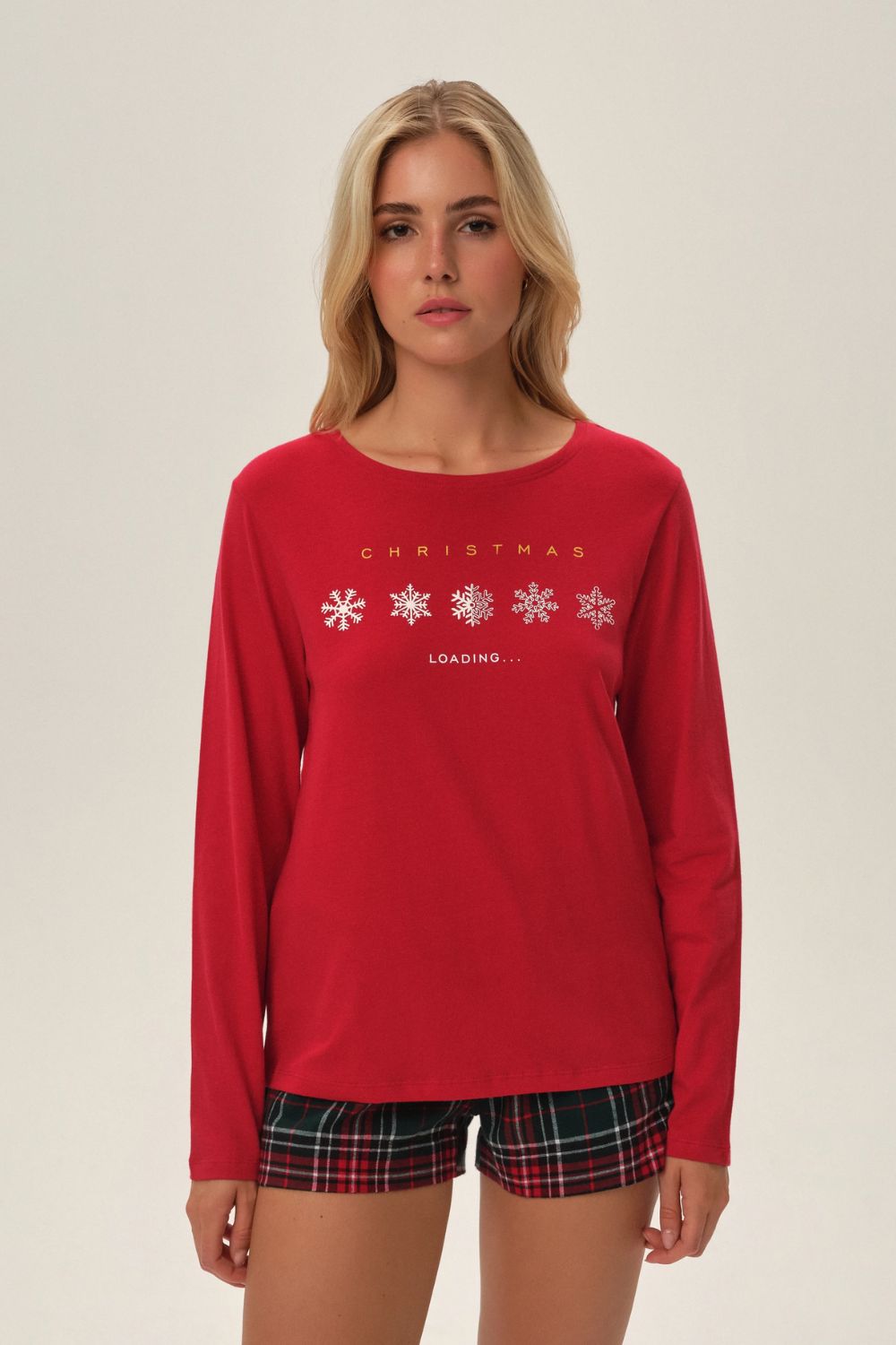 Pyjama femme Henderson — rouge