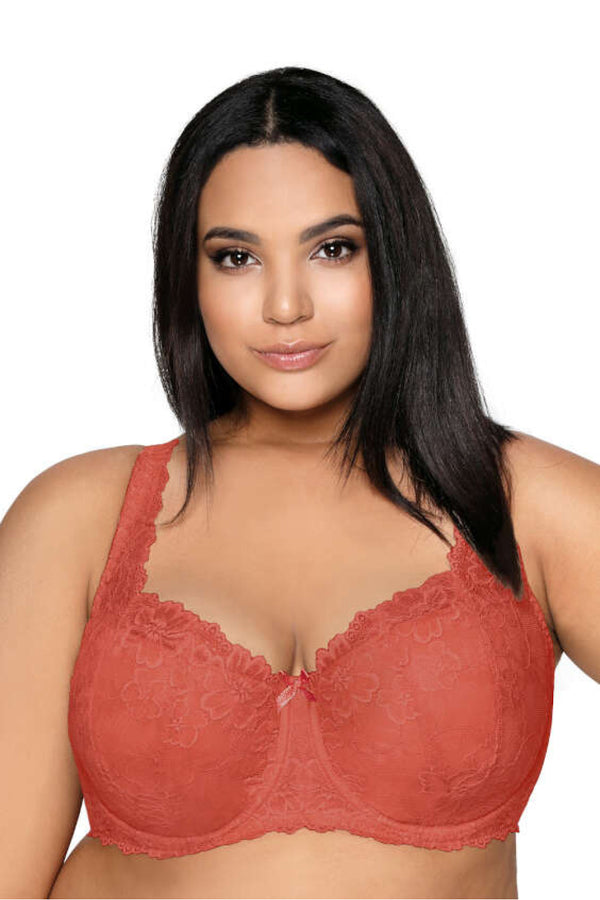 Soutien-gorge push-up femme Mat — orange