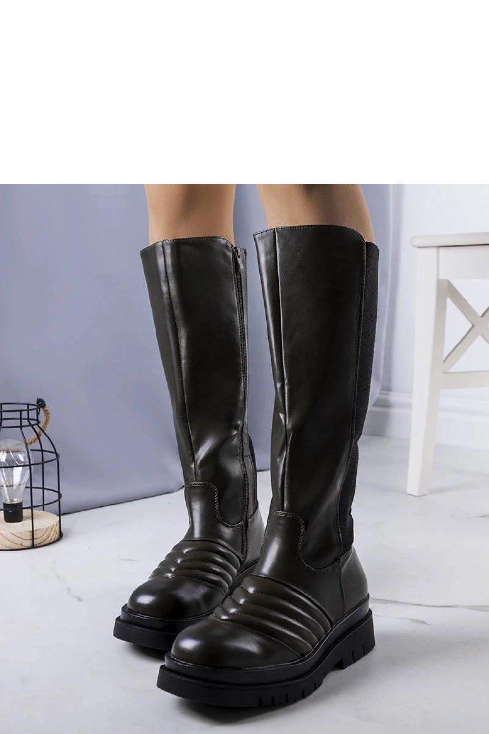 Bottes femme Solea Cuissardes Cuissardes — vert