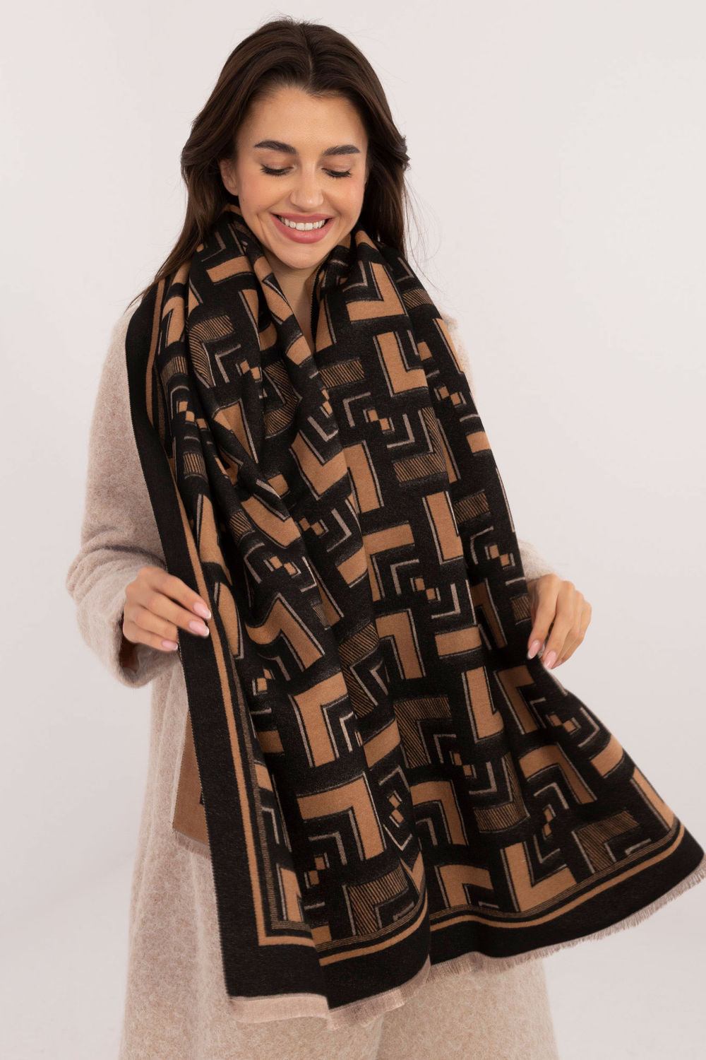Châle femme AT — noir