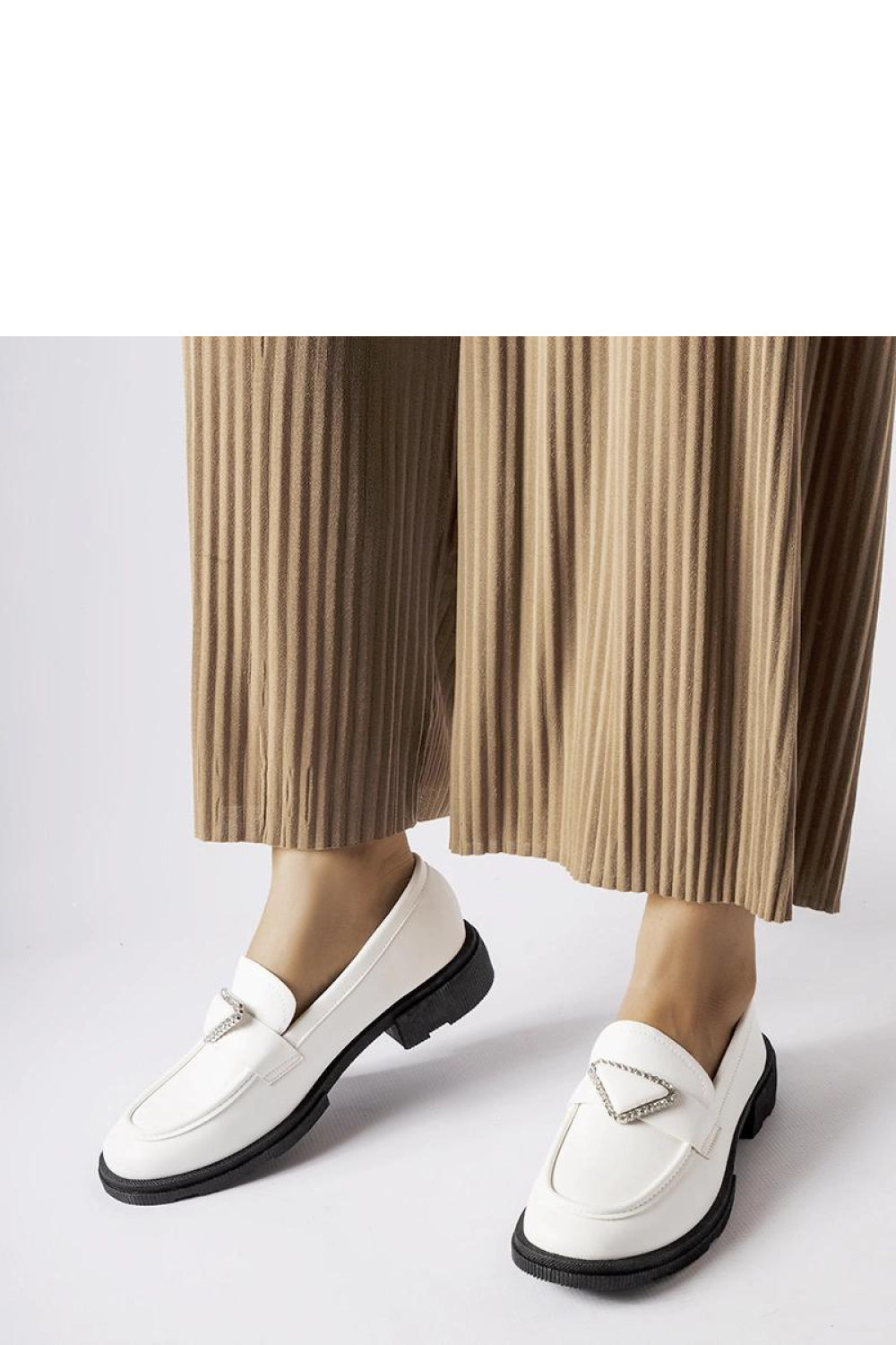 Moccasins femme Solea — blanc