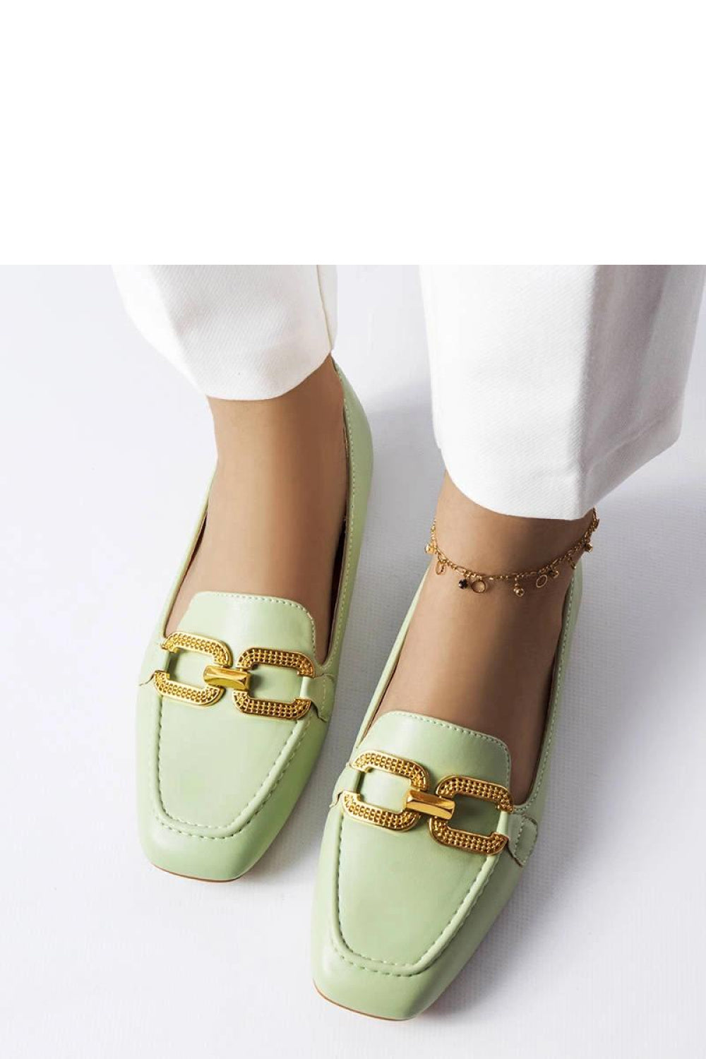 Moccasins femme Solea — vert