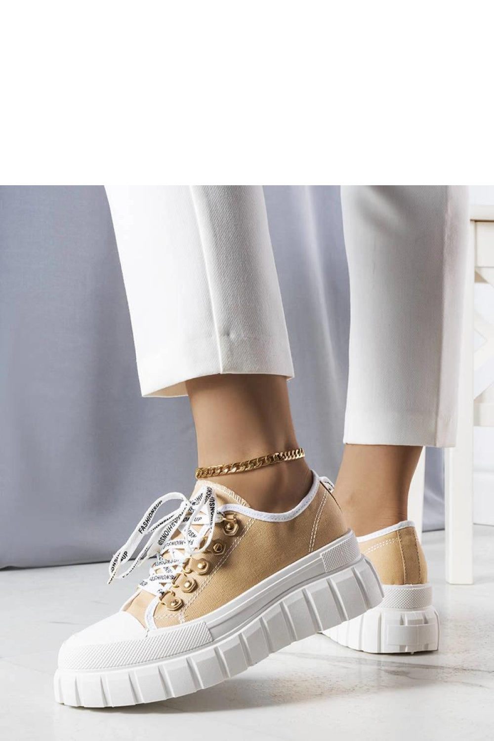 Baskets femme Solea — beige
