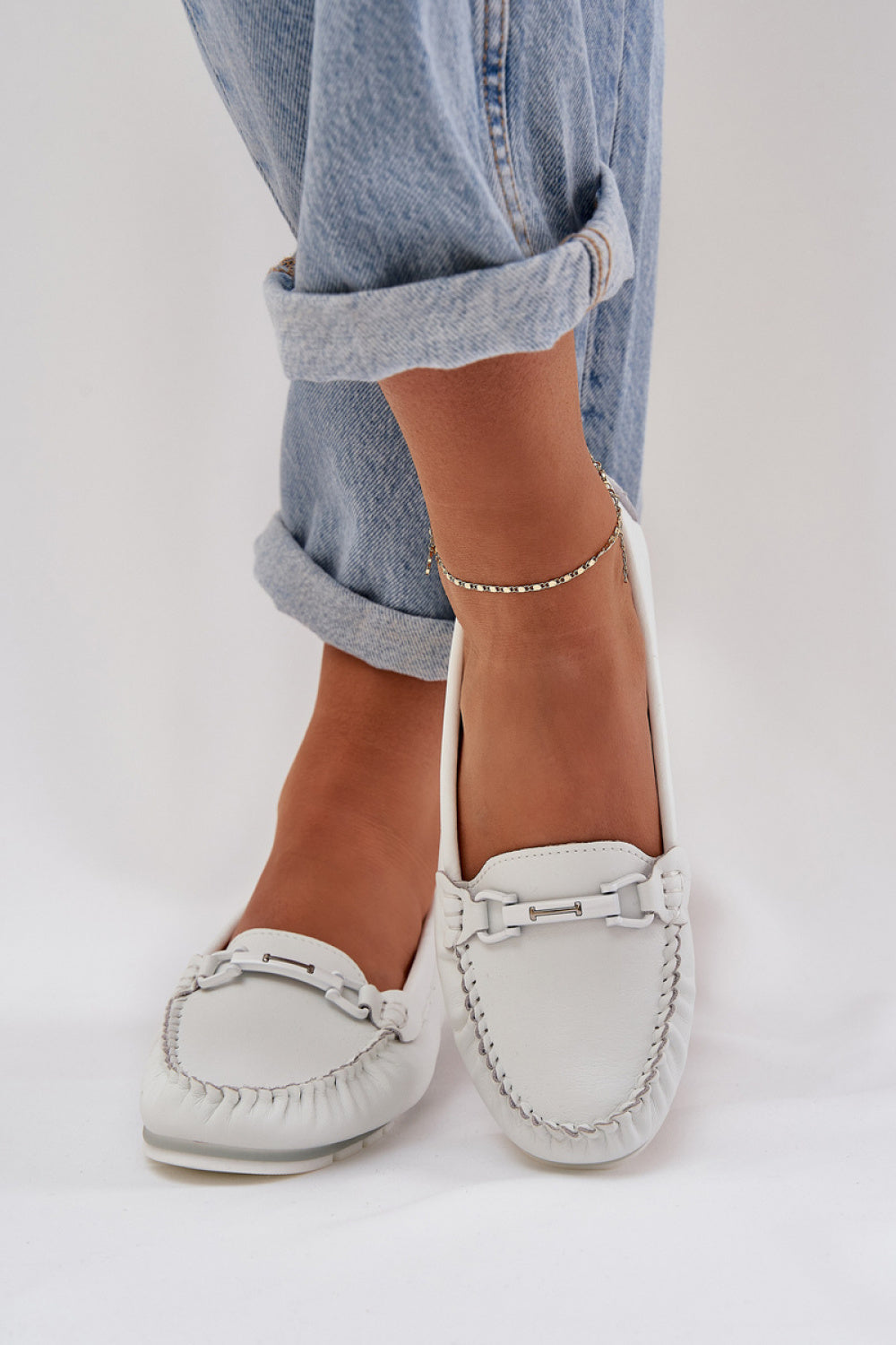 Moccasins femme Step in style — blanc