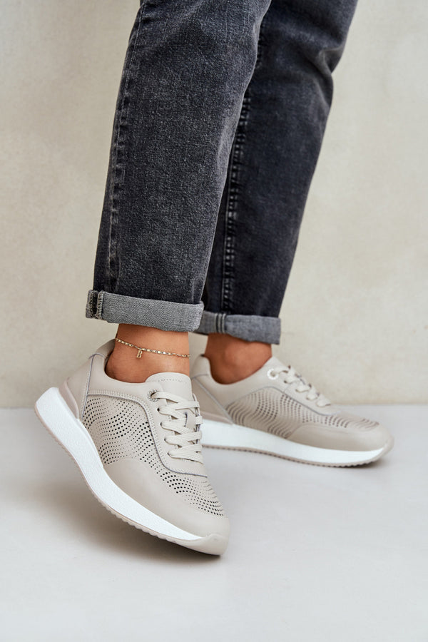 Baskets femme Step in style À Plateforme À — beige