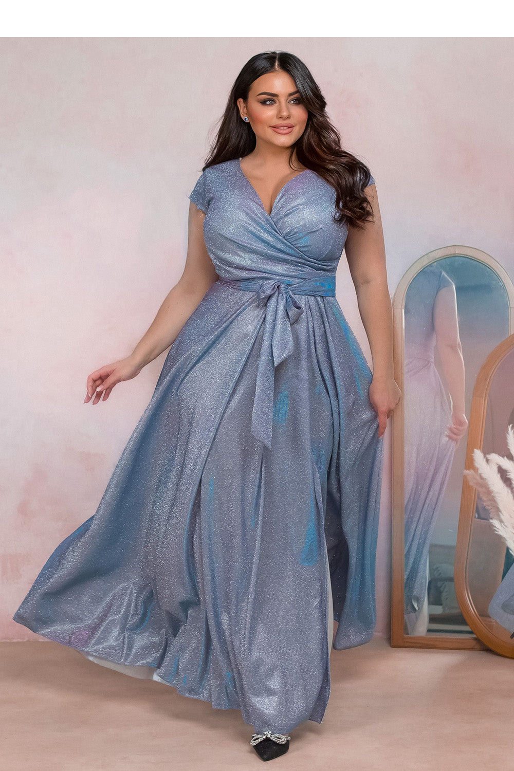 Robe femme With You Plus Size Plus — bleu