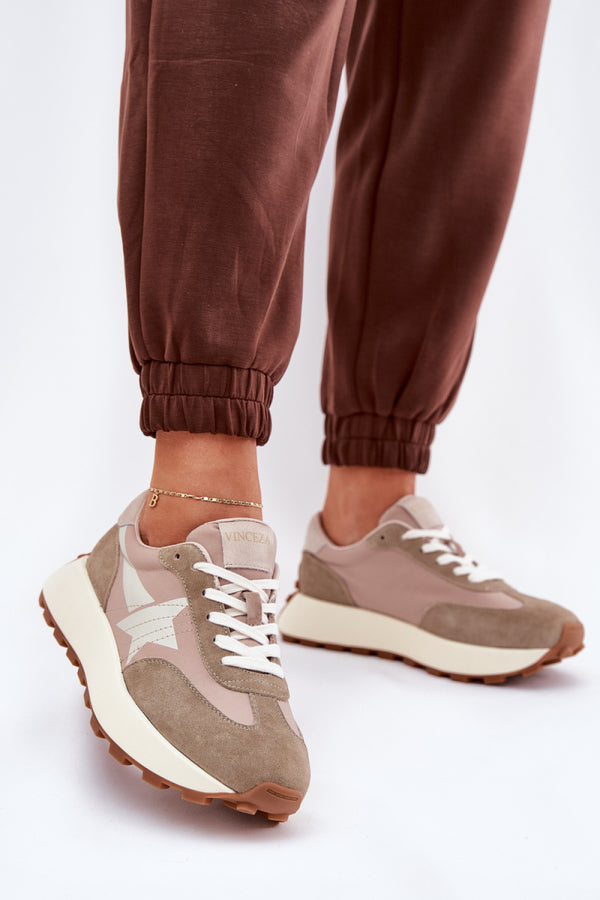 Baskets femme Step in style À Plateforme À — beige
