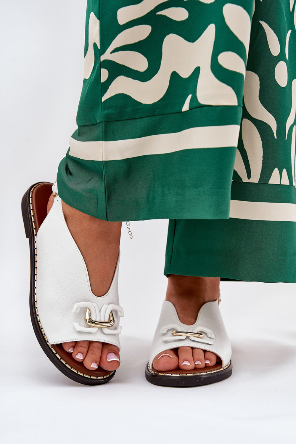 Sandales femme Step in style — blanc