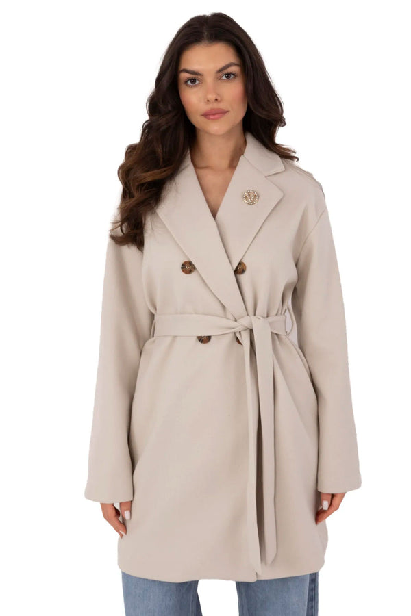 Manteau femme Och Bella — beige