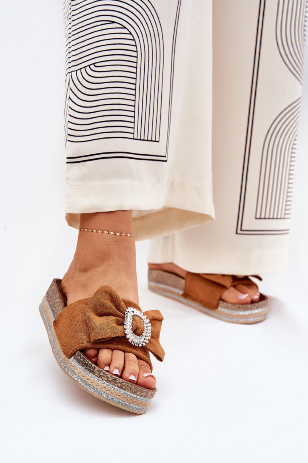 Sandales femme Step in style À Plateforme À — brun