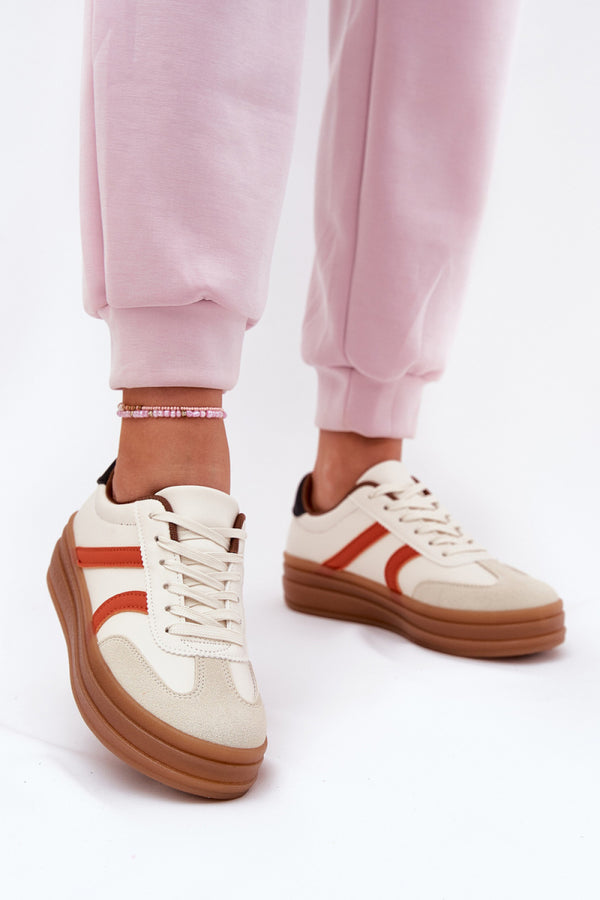 Baskets femme Step in style À Plateforme À — beige
